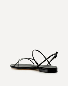 Helix Flat Sandal | Black