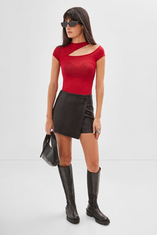 Gabi Cutout Top | Red