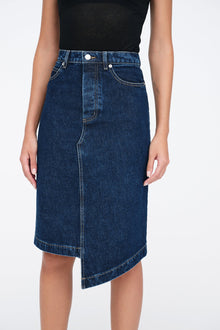 LES Denim Skirt | Dark Blue