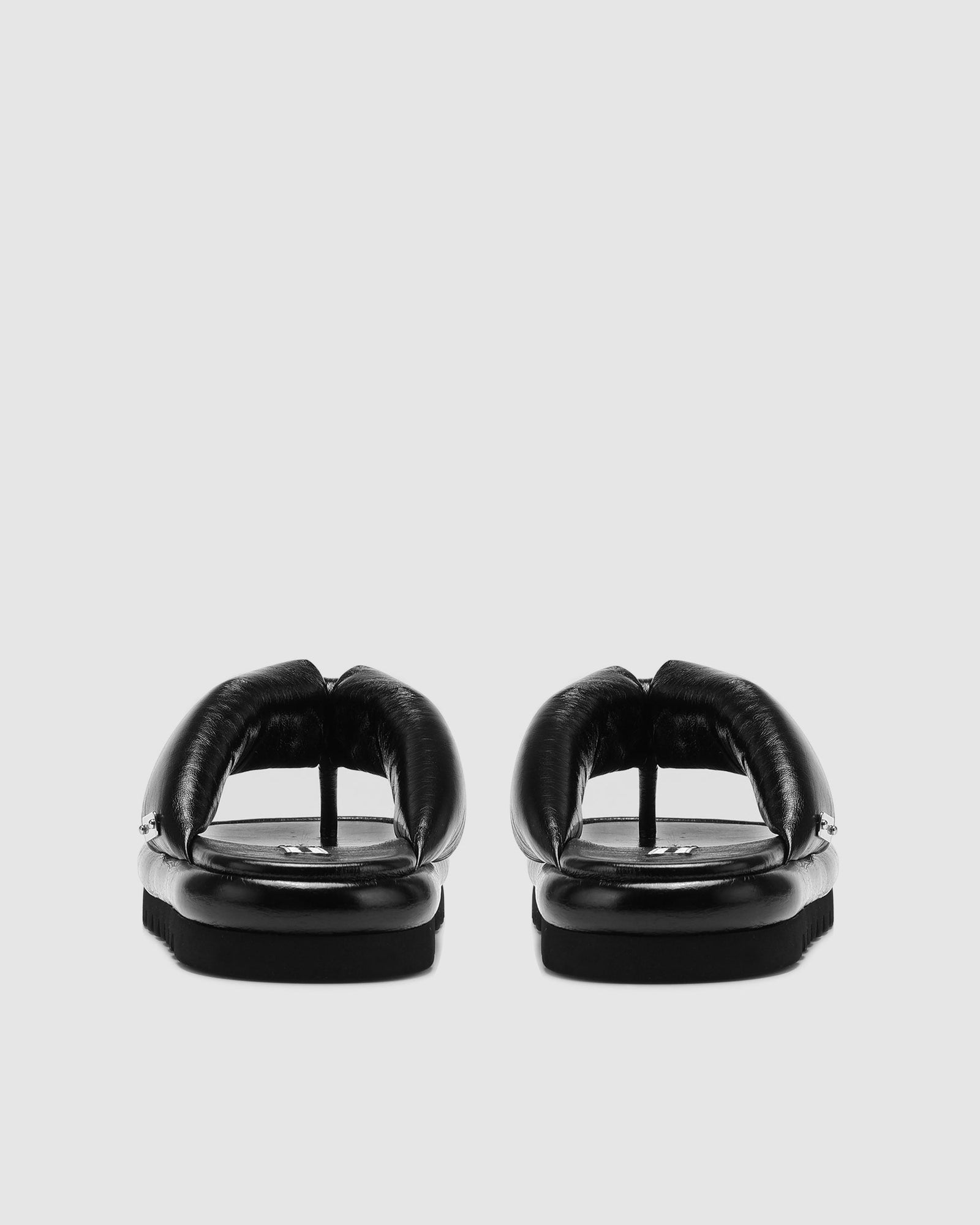 Womens | Hilary Leather Thong | Black