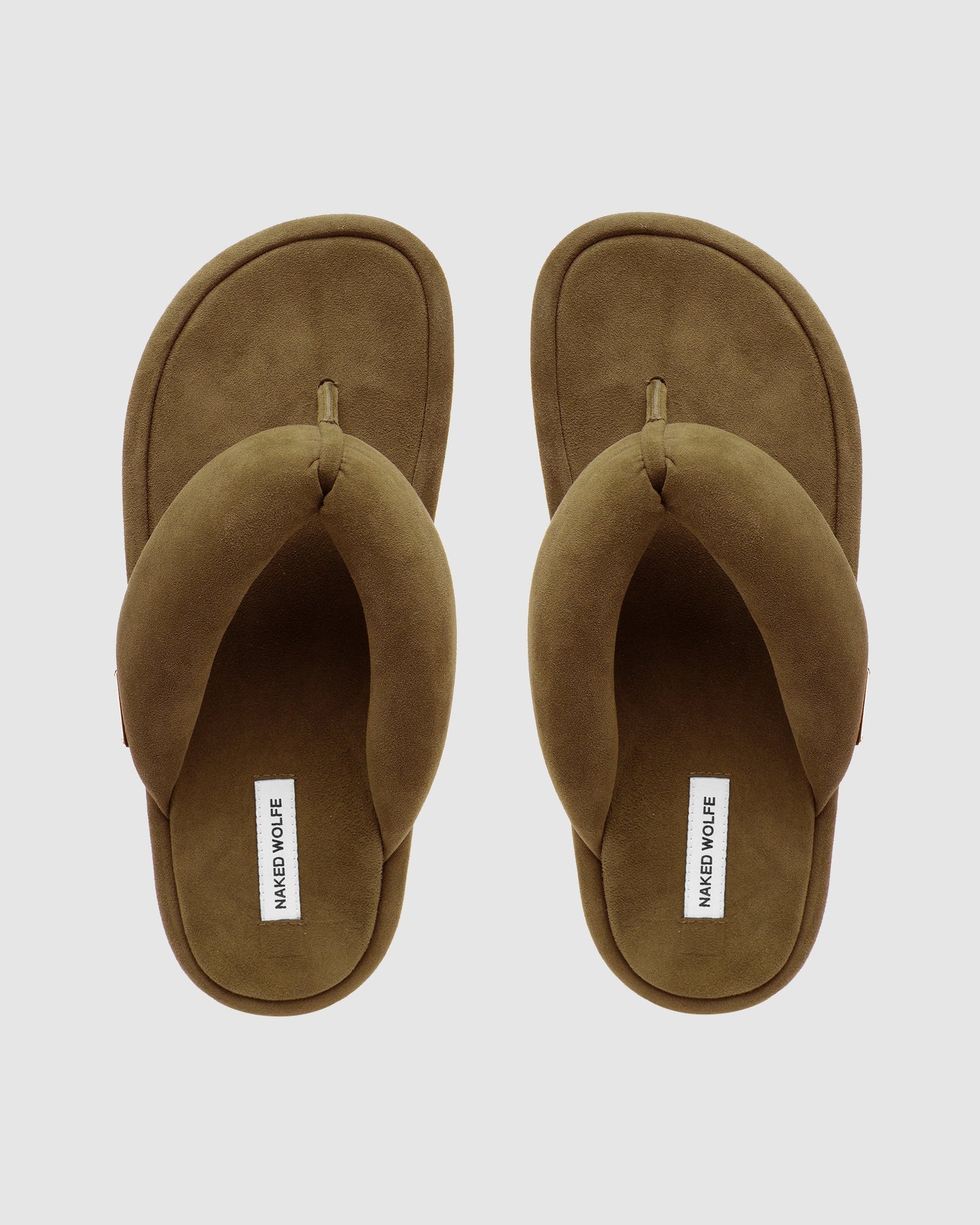 Womens | Hilary Suede Thong | Tan