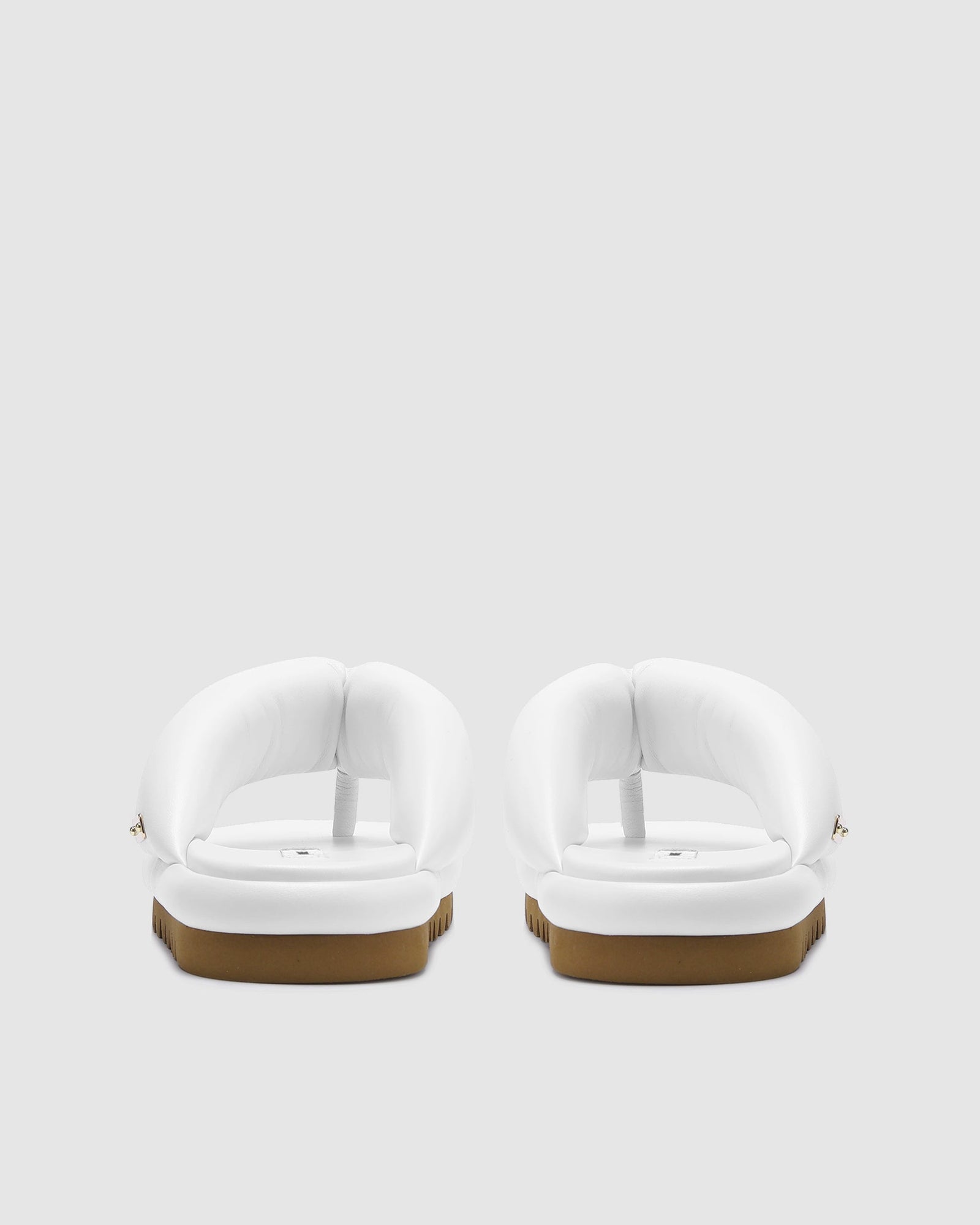 Womens | Hilary Leather Thong | White