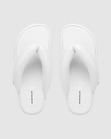 Womens | Hilary Leather Thong | White