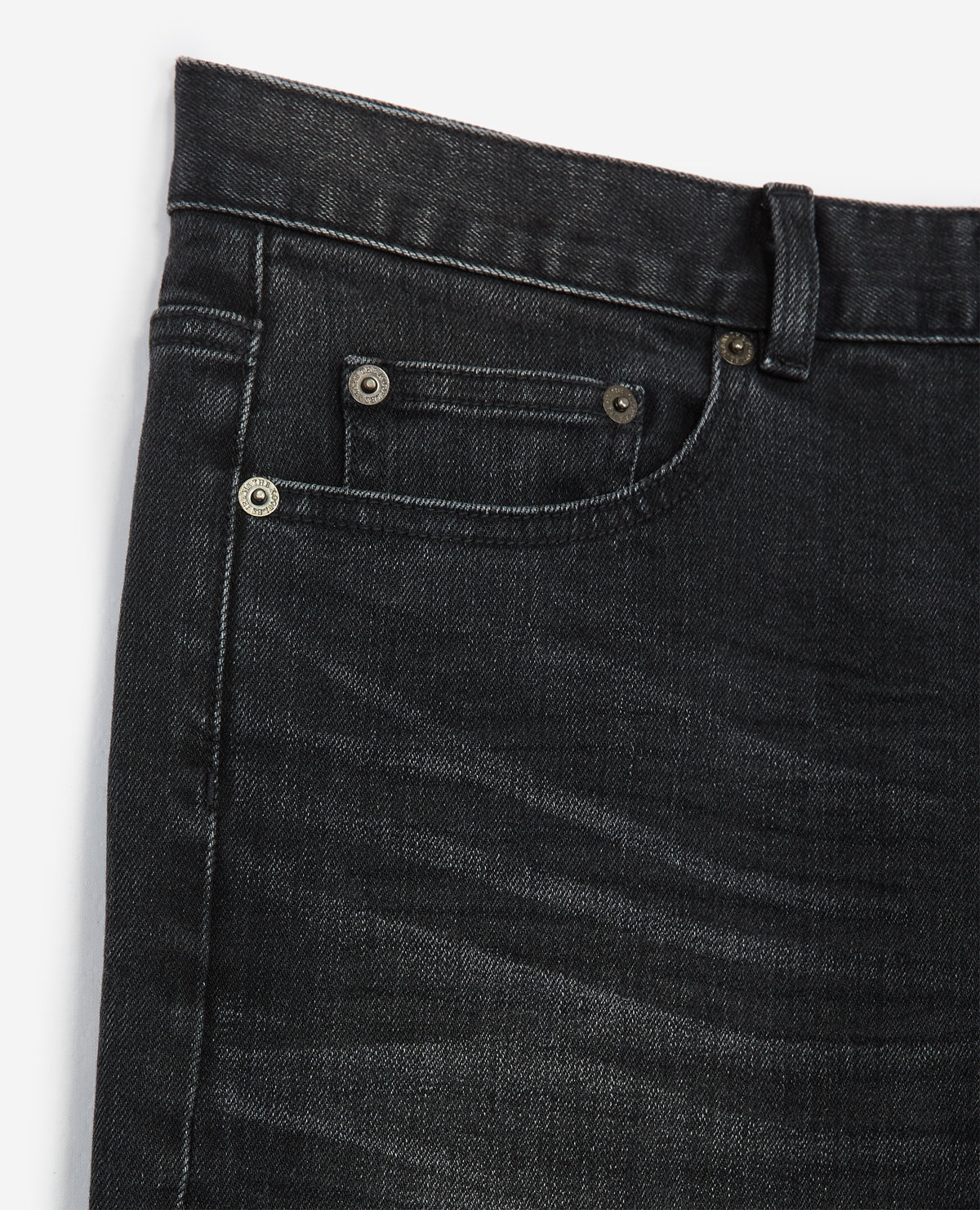 Slim-Fit Faded Jeans | Men | Black Washed