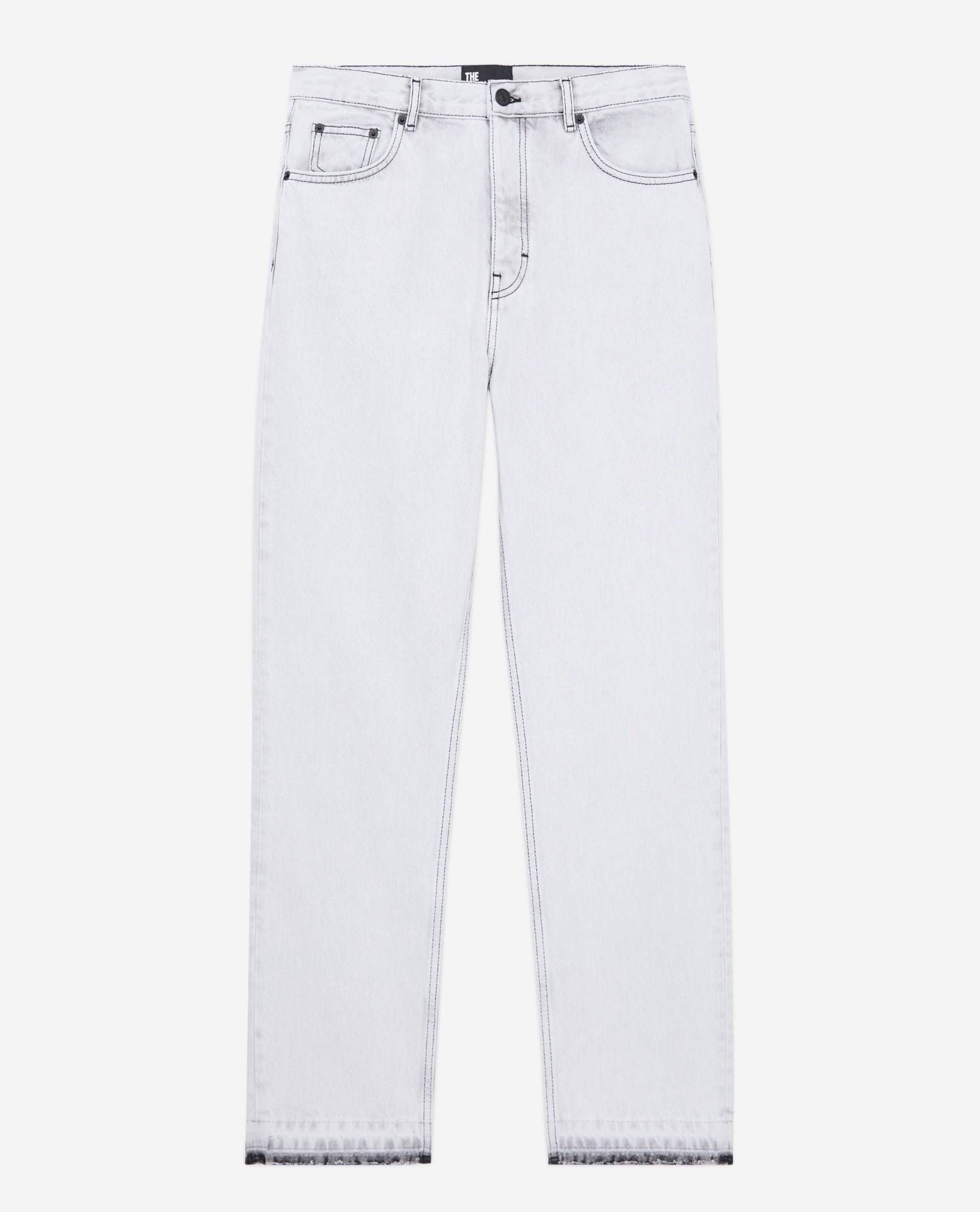 Straight Bleached Jeans | Men | White Bleach