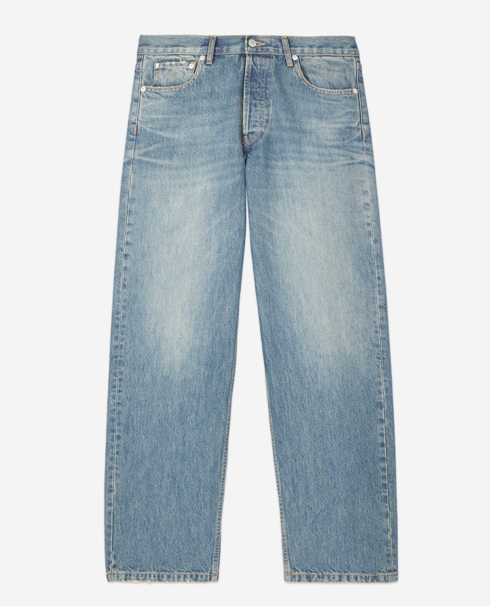 Light Blue Straight Jeans | Men | Rapiece