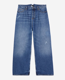 Dark Wide-Leg Jeans | Men | Blue Electric