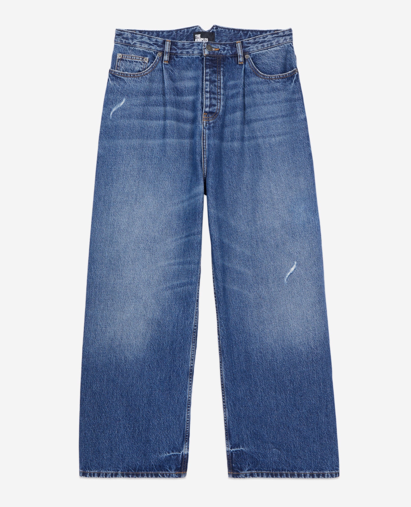 Dark Wide-Leg Jeans | Men | Blue Electric