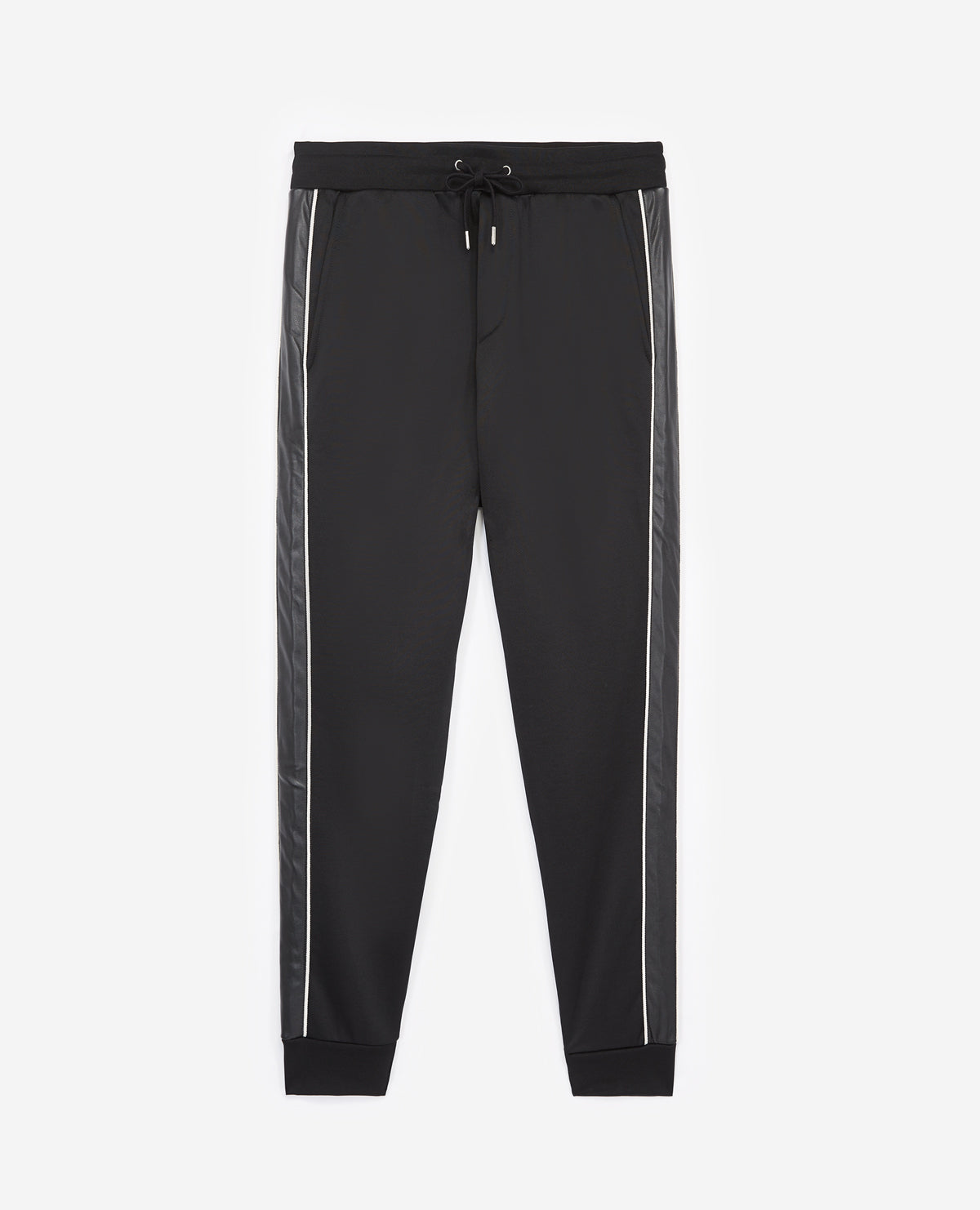 Slim-Fit Joggers With Elastic Waist | Men | Black