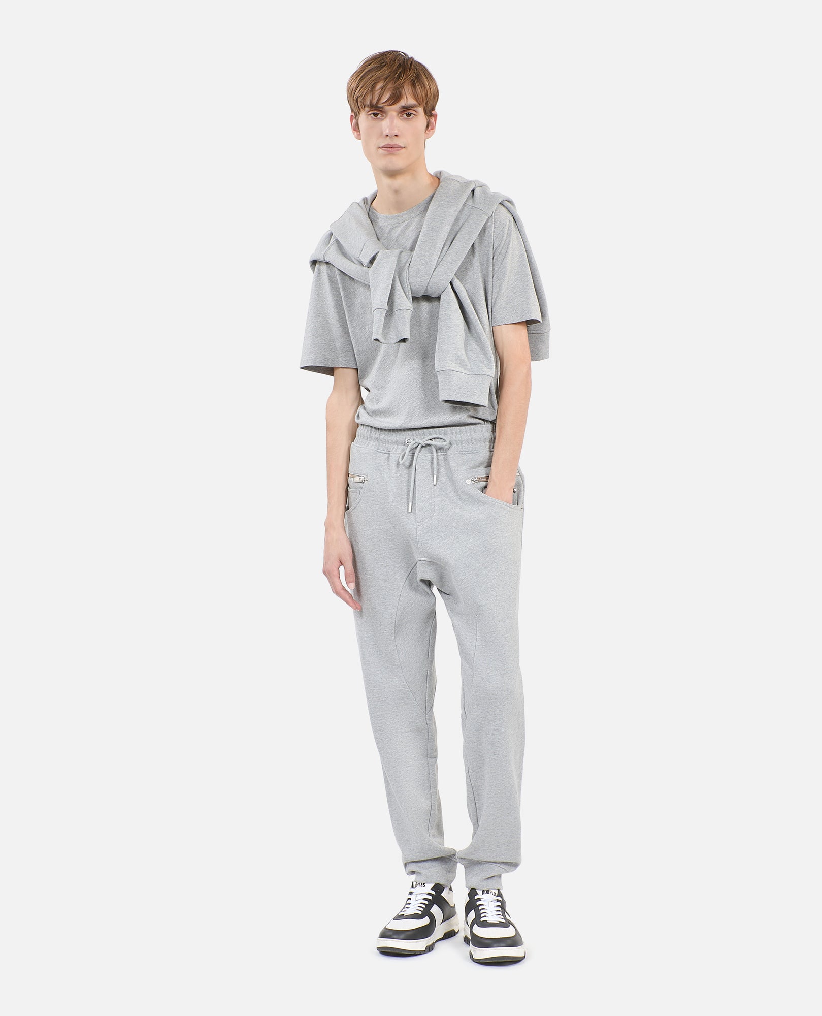 Grey Tracksuit Trousers | Men | Ardoise