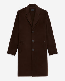 Double-Faced Wool Coat | Men | Brown