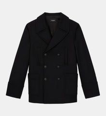 Wool Coat | Men | Black