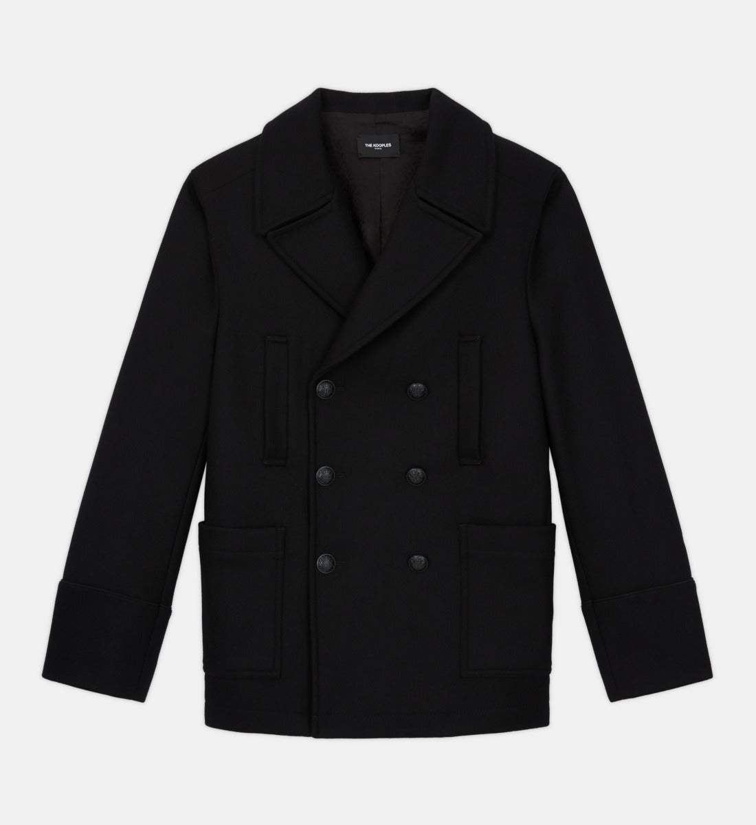 Wool Coat | Men | Black