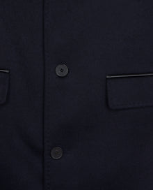 Long Blue Cashmere Coat | Men | Dark Navy