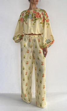 Hemant And Nandita | Dhun Linen Cotton Bubble Hem Top | Multi