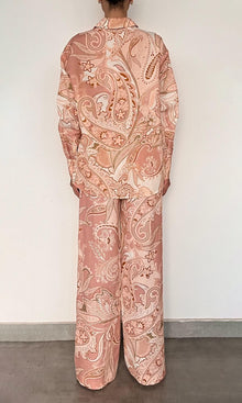 Hemant And Nandita | Fiza Cotton Over Sized Shirt | Powder Pink