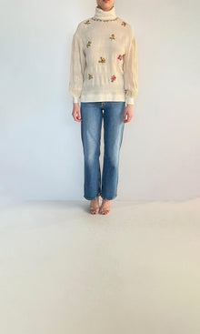 Hemant And Nandita | Inv Viscose Cardigan | Ivory