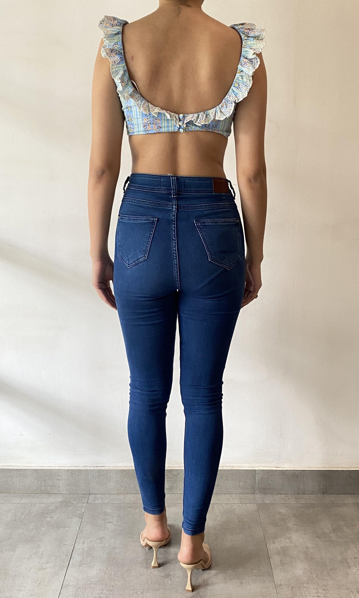 Womens | Inv Cotton Top | Blue Multi