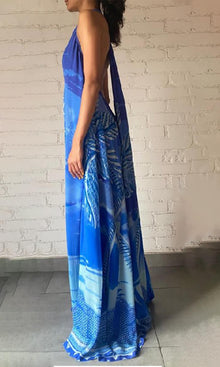 Womens | Soma Viscose Long Dress | Blue