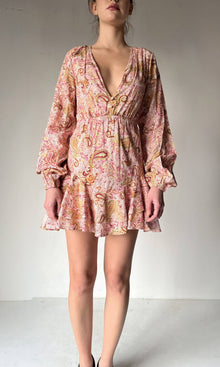 Hemant And Nandita | Vera Cotton Jacquard Short Dress | Multi
