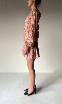 Hemant And Nandita | Vera Cotton Jacquard Short Dress | Multi