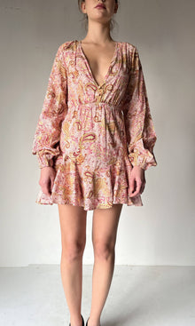 Hemant And Nandita | Vera Cotton Jacquard Short Dress | Multi