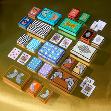 Zebras Lacquer Card Set - holiday shot