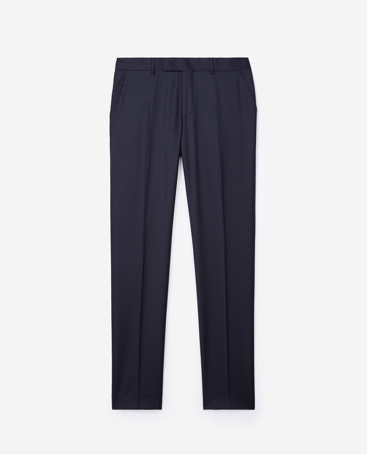 Micro-Motifs Suit Trousers | Men | Navy Blue