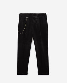 Ribbed Velvet Trousers | Men | Black