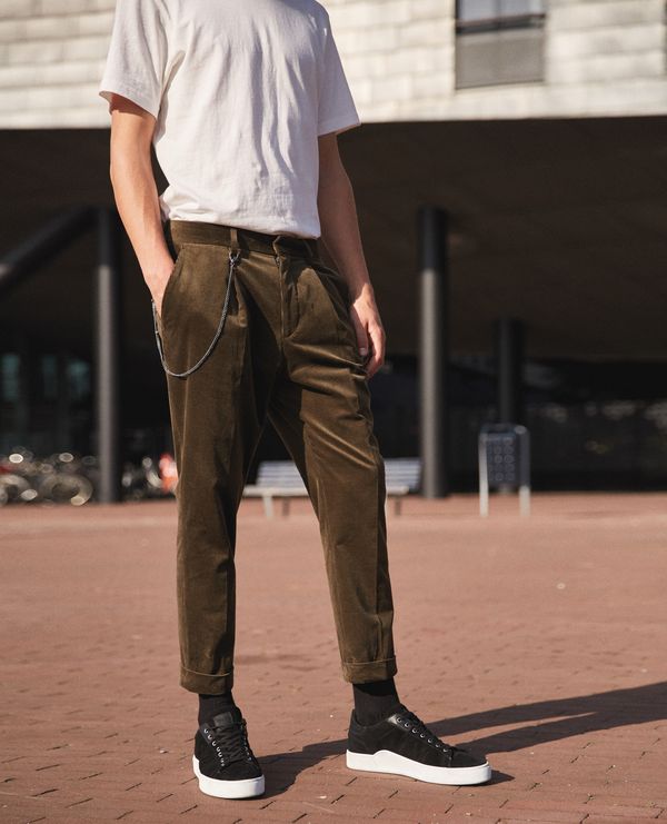 Corduroy Trousers | Men | Khaki