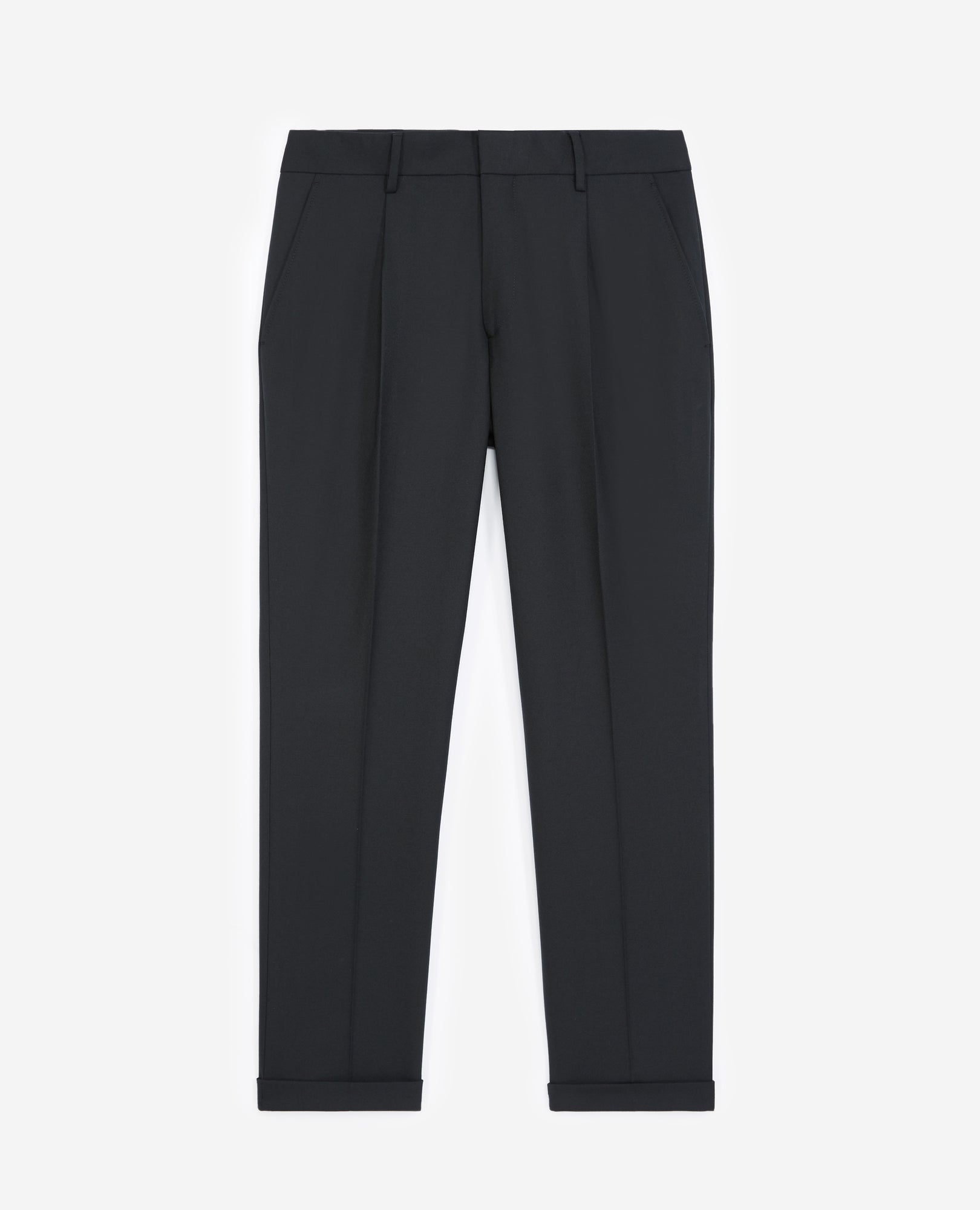 Wool Pants | Men | Black