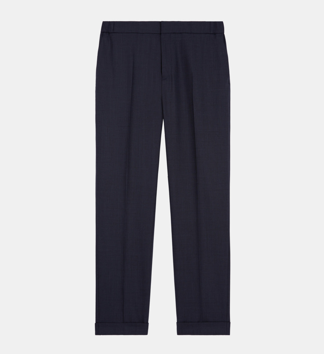 Wool Suit Pants | Men | Navy Blue