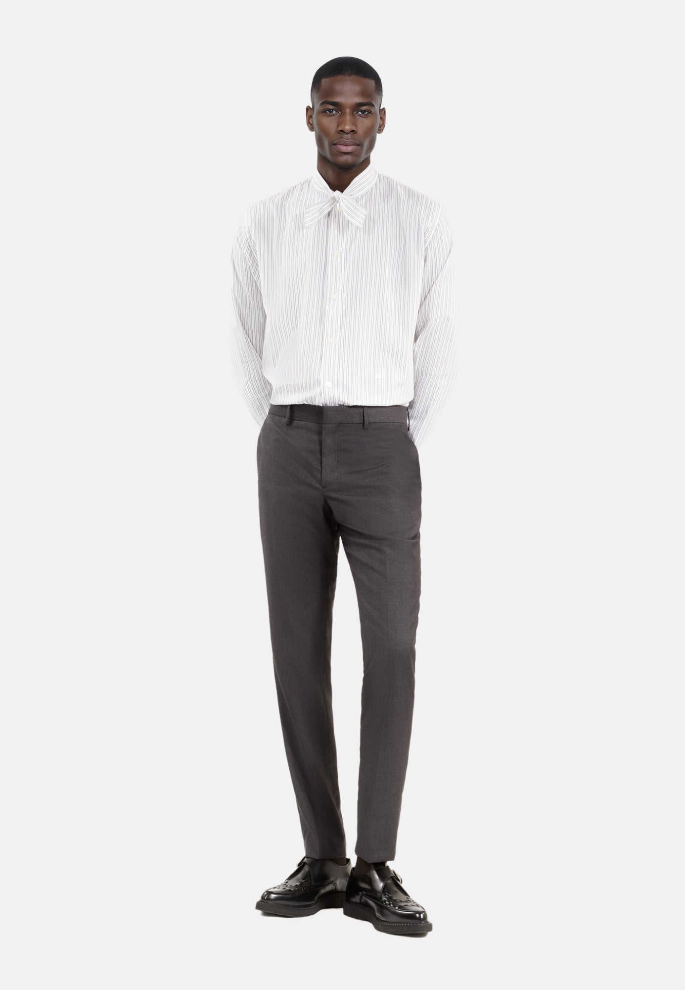 Wool Suit Pants Slim Fit | Men | Gray