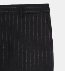 Striped Suit Pants | Men | Black x White