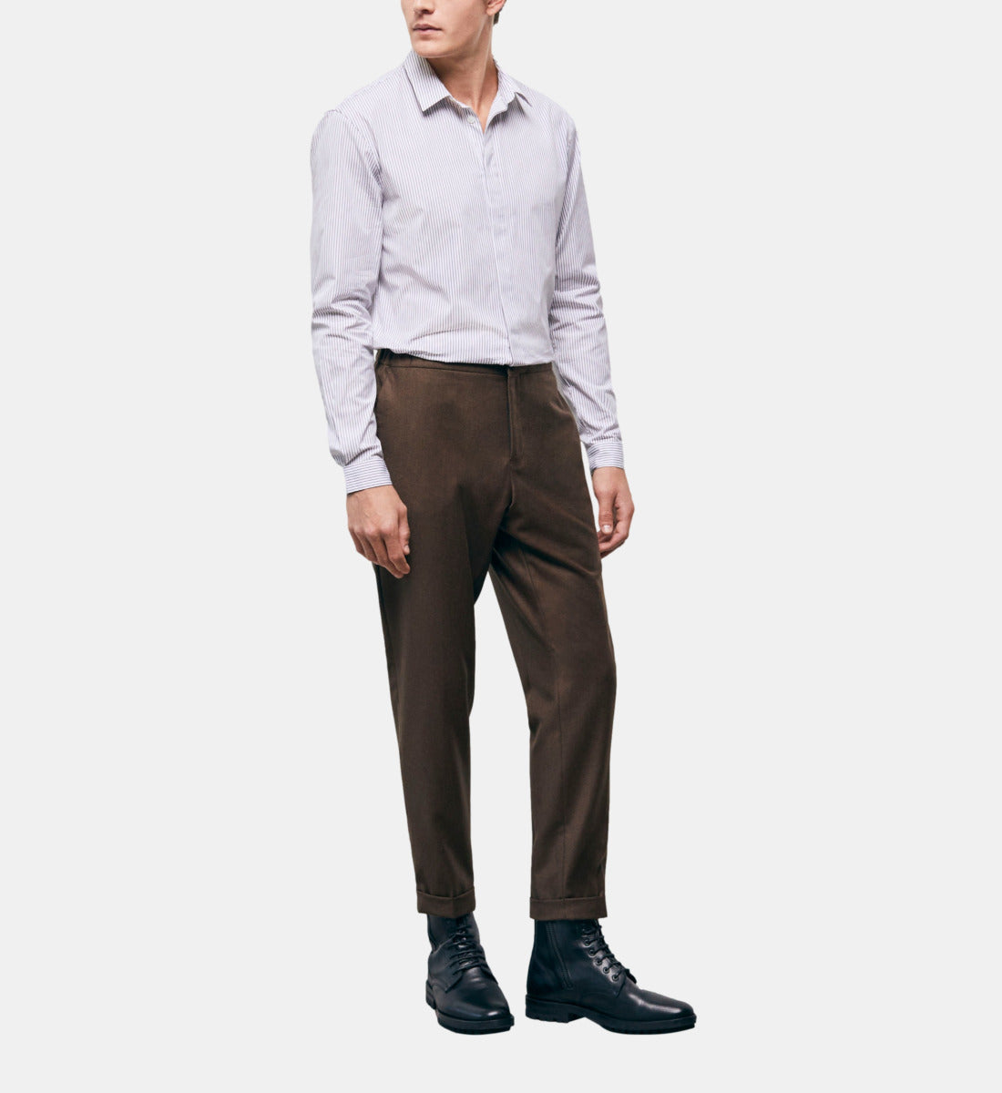 Wool Pants | Men | Brown