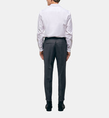 Gray Wool Suit Pants | Men | Grey