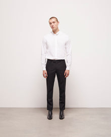 Satin Suit Pants | Men | Black