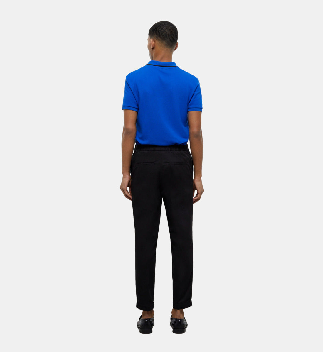 Straight-Cut Pants | Men | Black