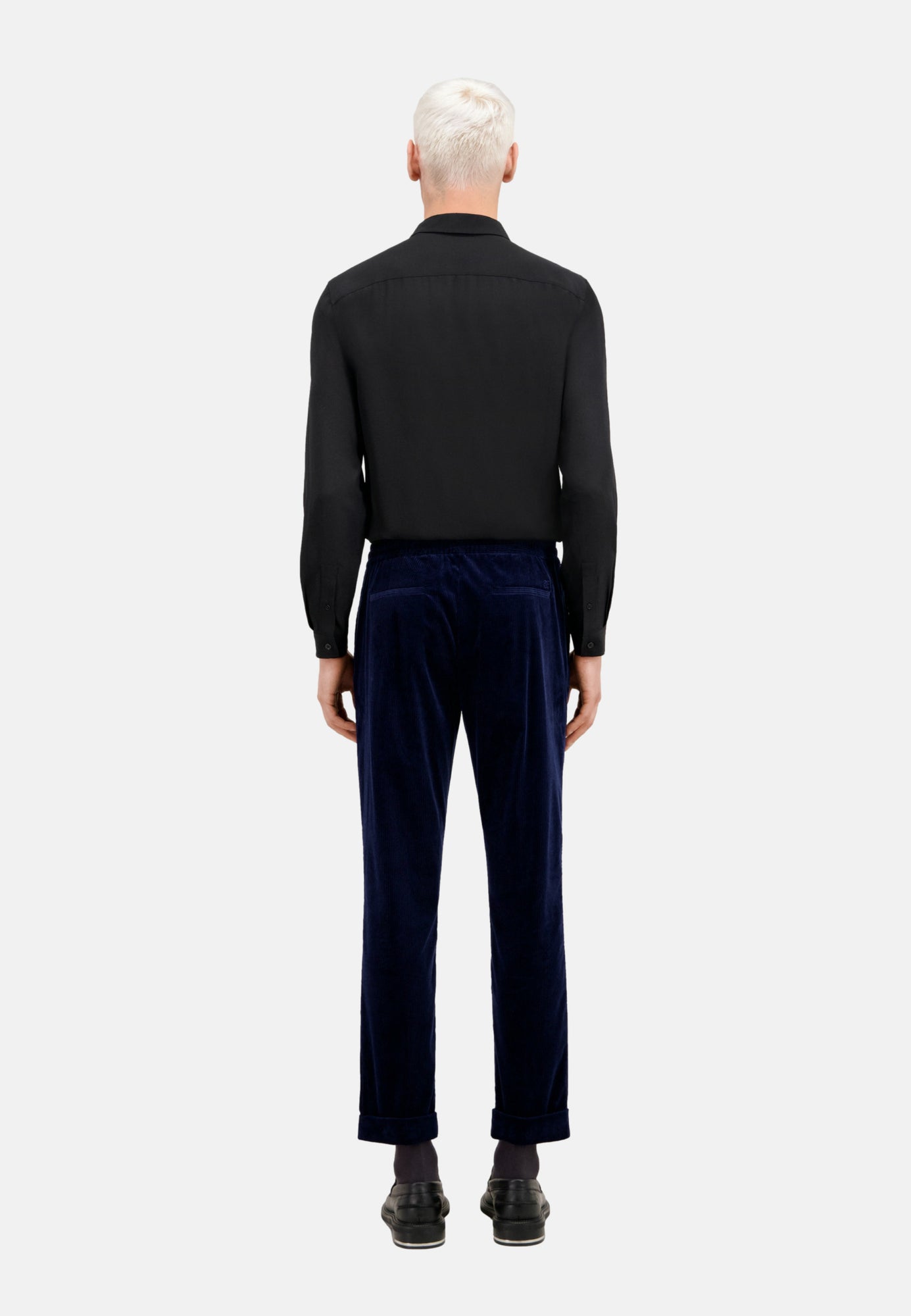 Corduroy Trousers | Men | Navy Blue