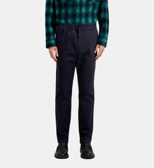 Cotton Blue Trousers | Men | Dark Navy