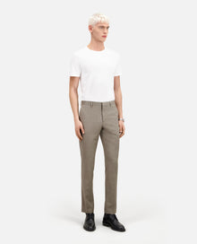 Wool Suit Trousers | Men | Beige