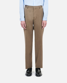 Light Wool Suit Trousers | Men | Brown