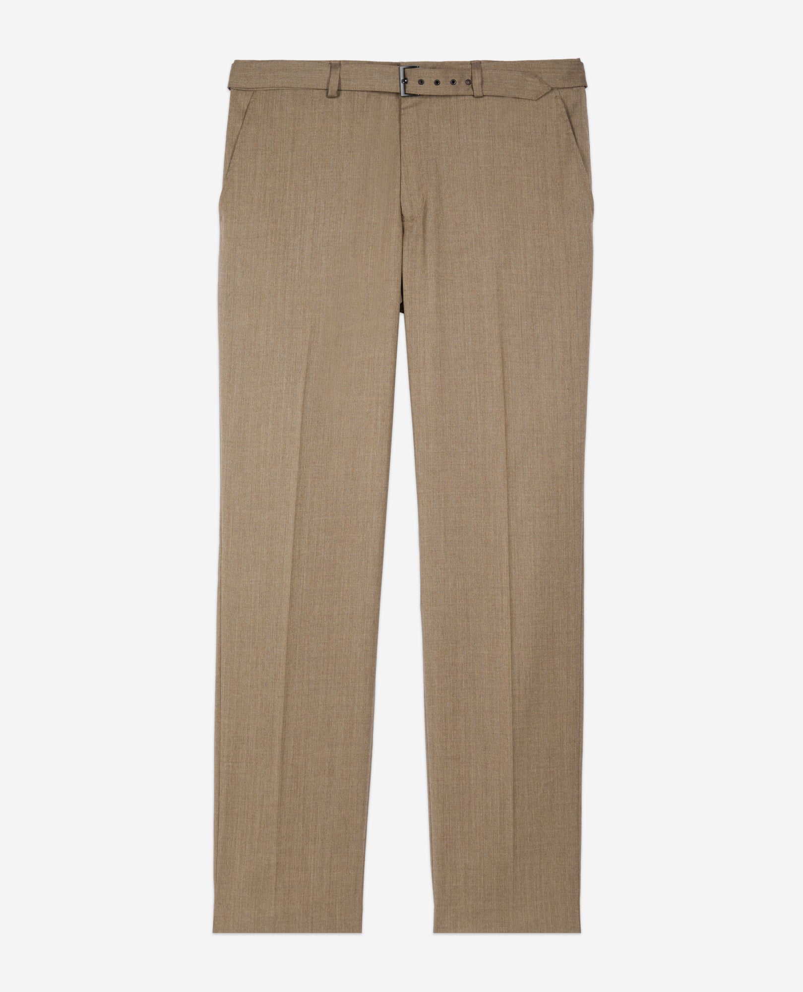 Light Wool Suit Trousers | Men | Brown