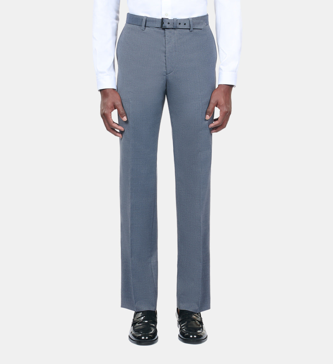 Wool Suit Trousers | Men | Blue