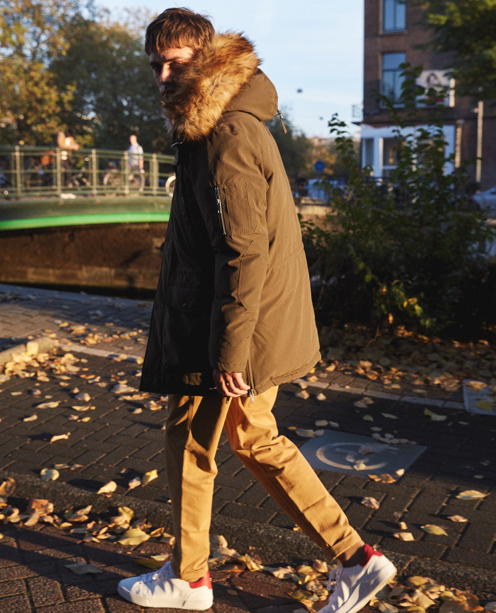 Oversized Parka | Men | Khaki