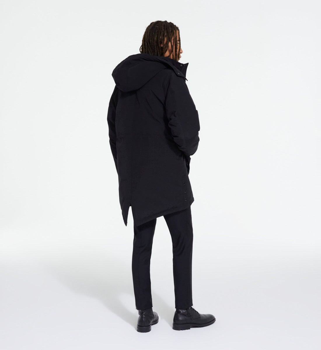 Hooded Parka | Men | Black