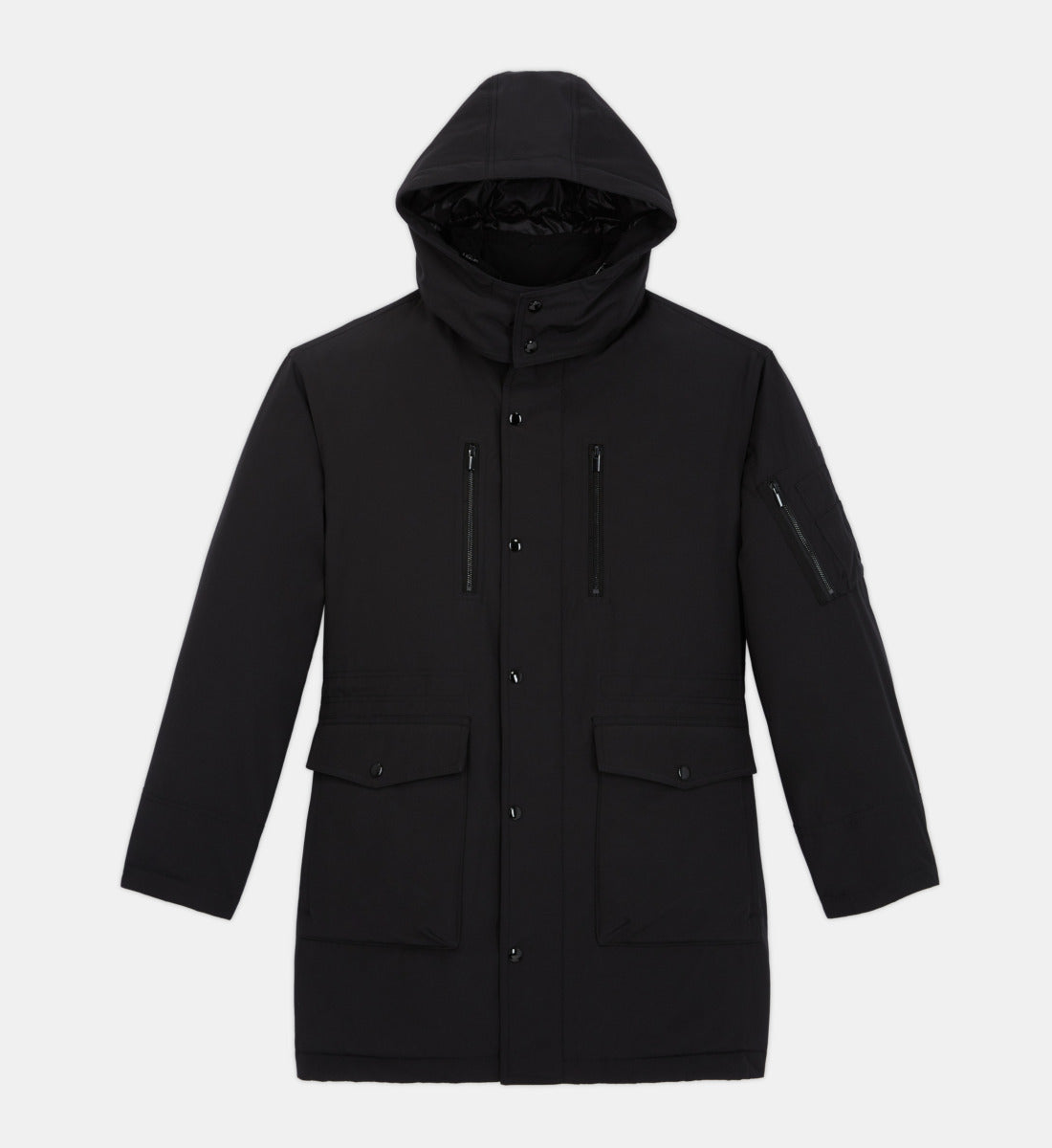 Hooded Parka | Men | Black