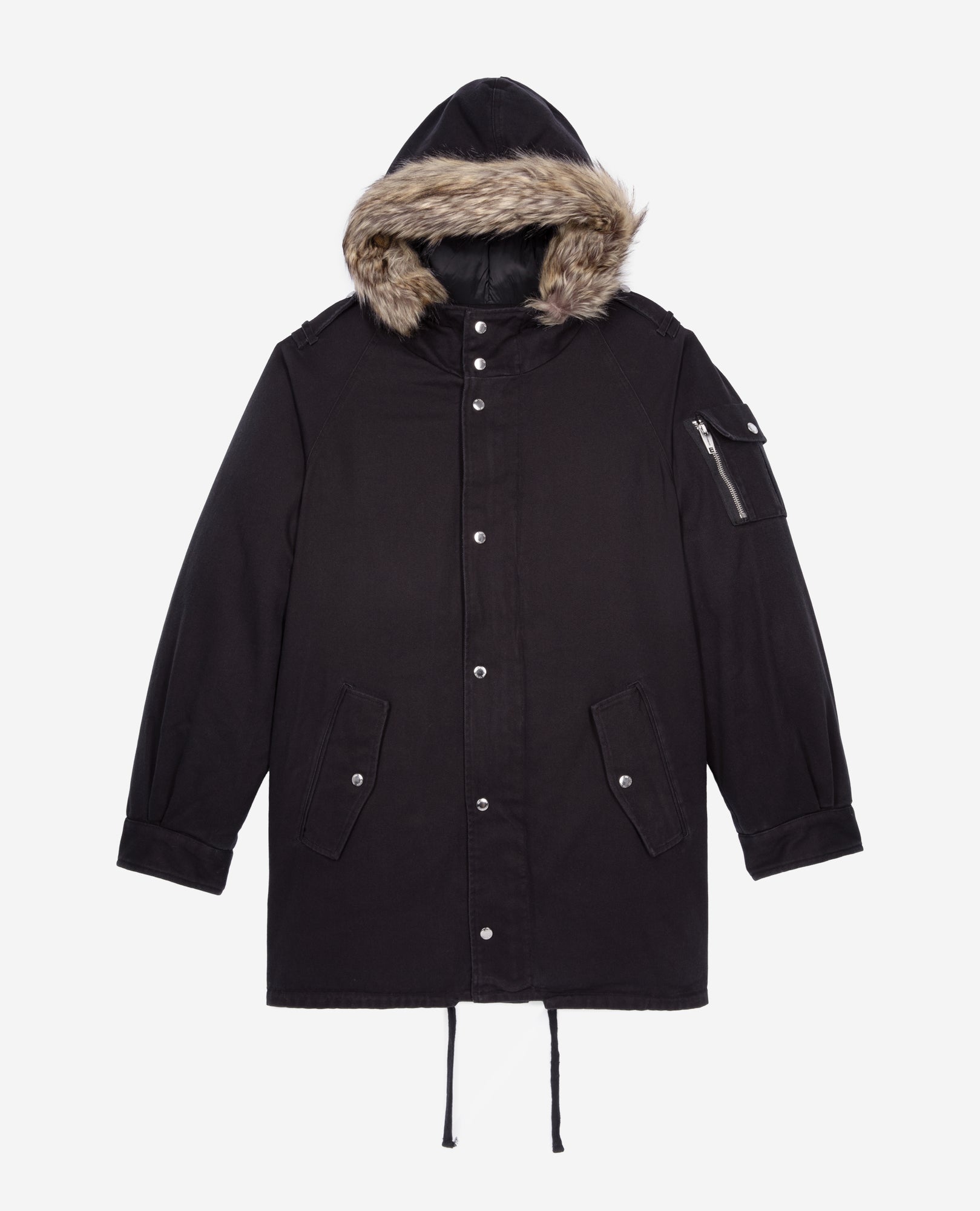 Hooded Parka | Men | Black