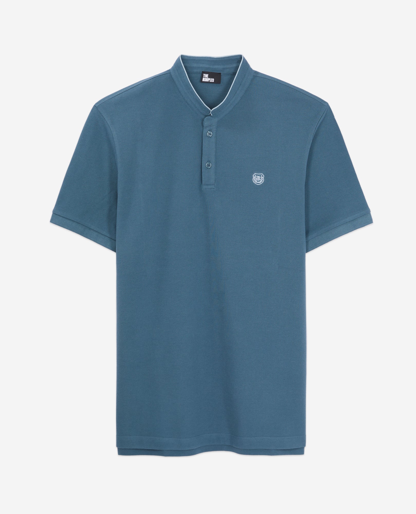 Deep Cotton Polo T-Shirt | Men | Blue Petrol