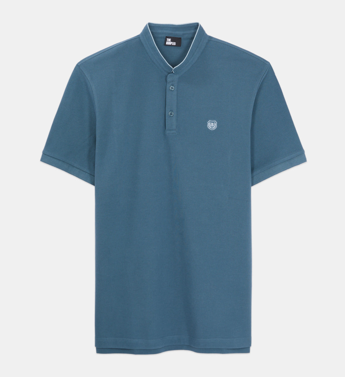 Deep Cotton Polo T-Shirt | Men | Blue Petrol